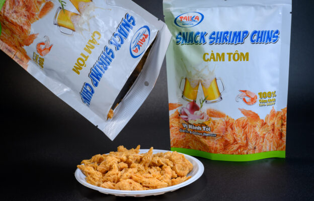 Snack càm tôm vị hành tỏi